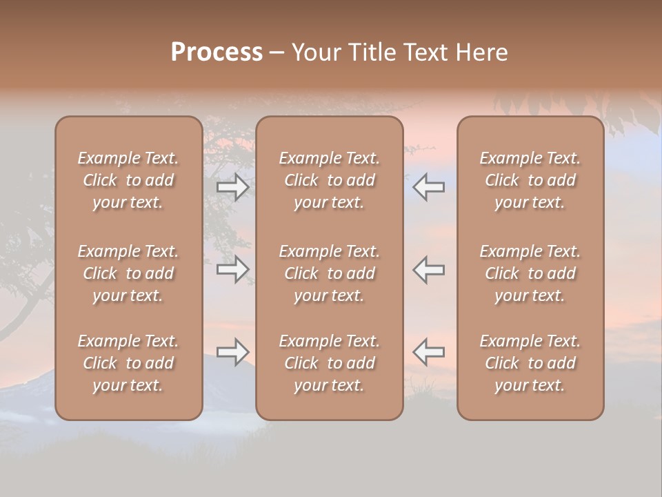 Peace Sky Beauty PowerPoint Template