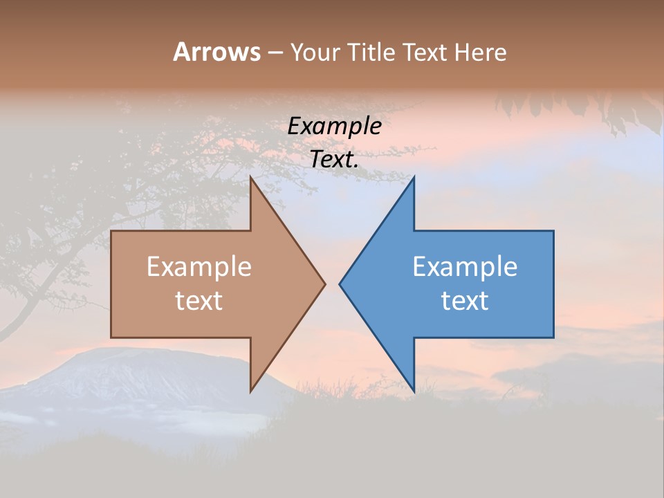 Peace Sky Beauty PowerPoint Template