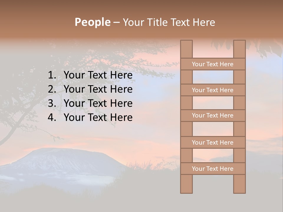 Peace Sky Beauty PowerPoint Template