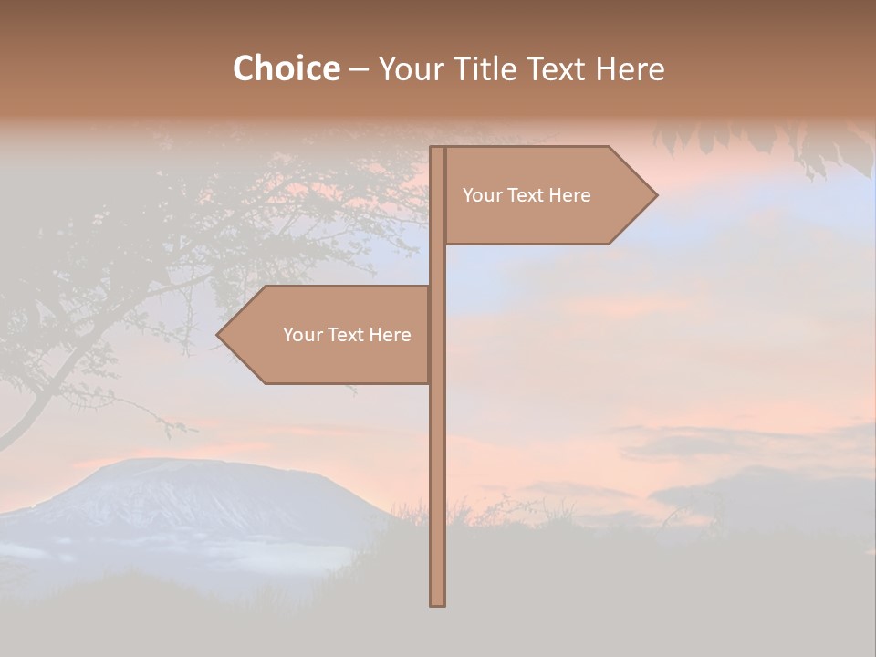 Peace Sky Beauty PowerPoint Template