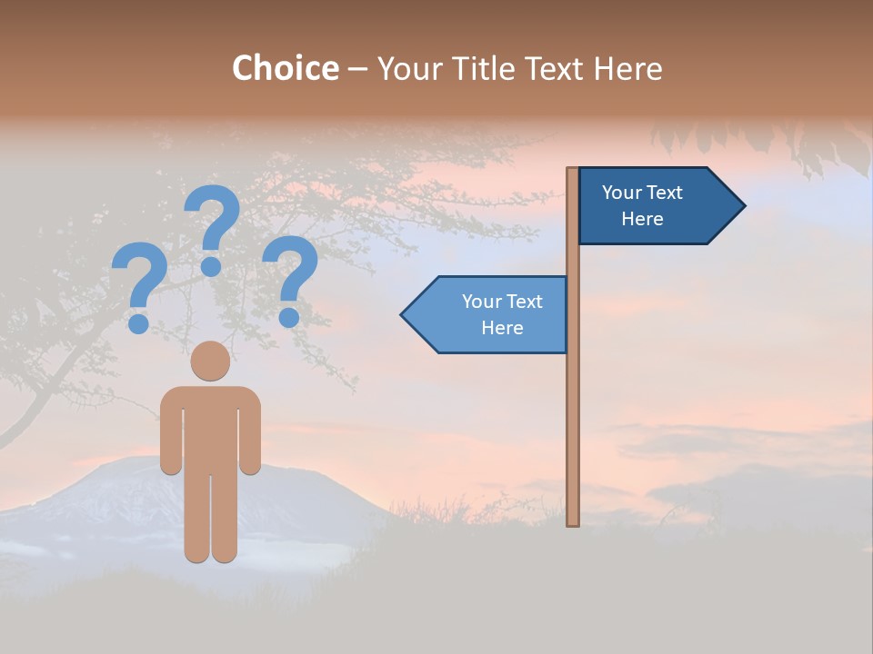 Peace Sky Beauty PowerPoint Template