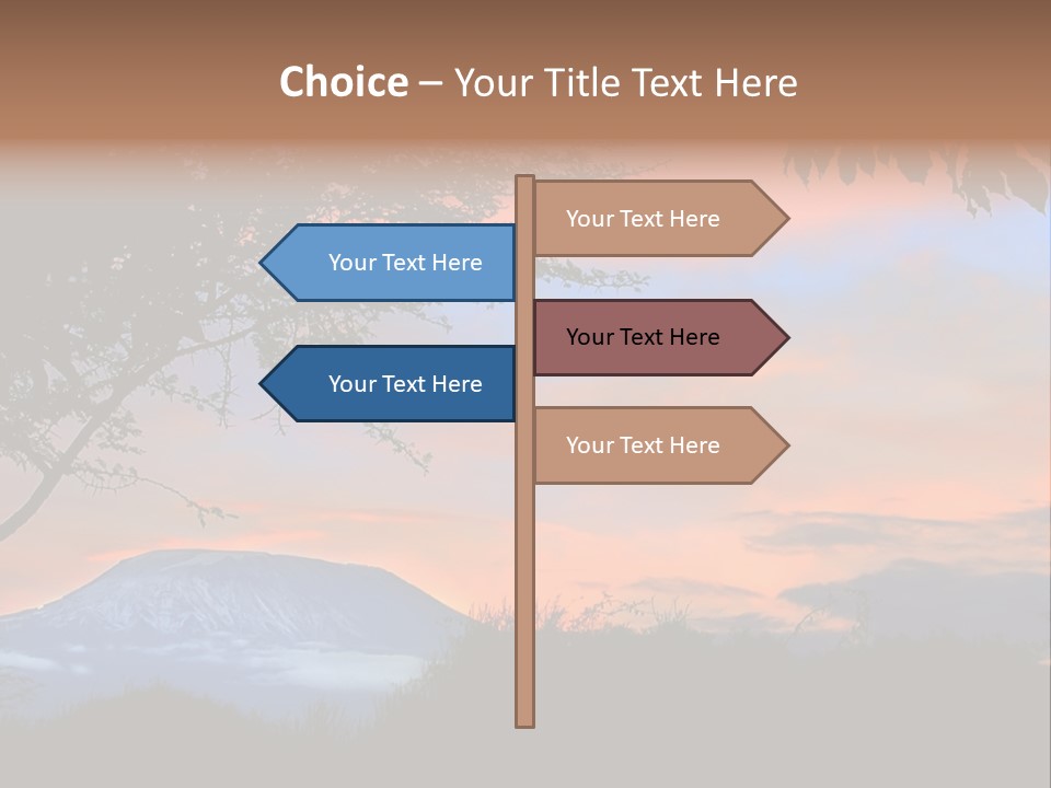 Peace Sky Beauty PowerPoint Template