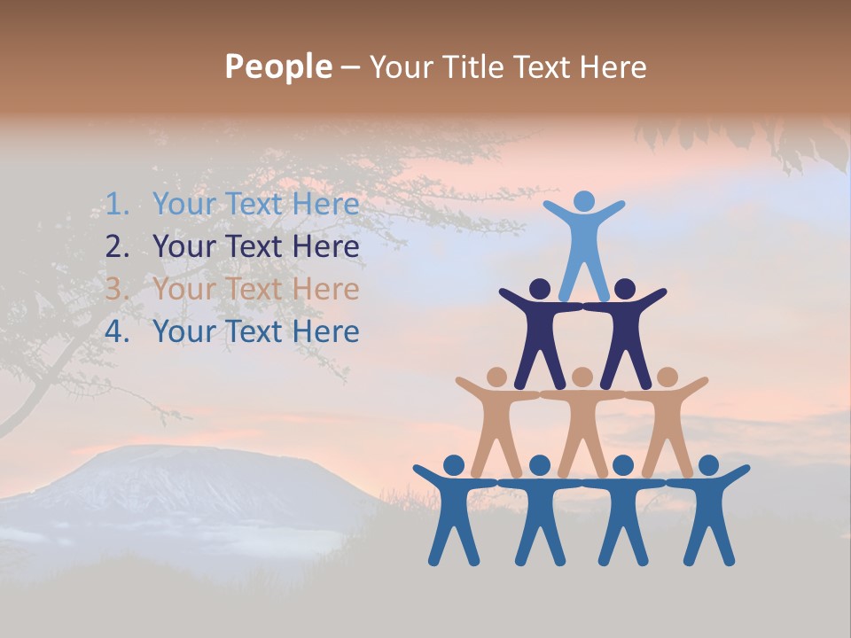 Peace Sky Beauty PowerPoint Template