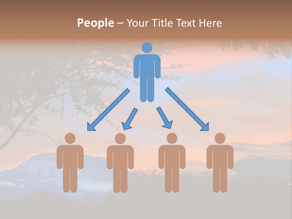 Peace Sky Beauty PowerPoint Template