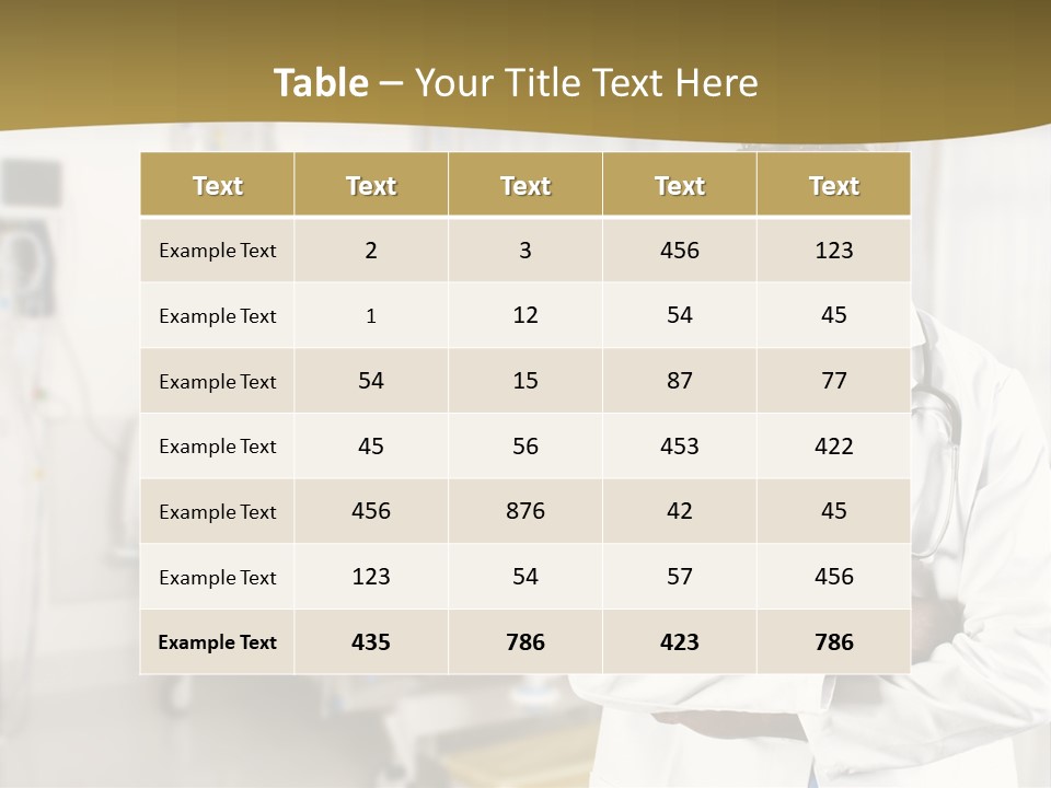 Medicine Portrait Medical PowerPoint Template