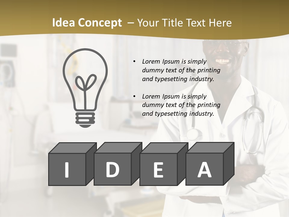 Medicine Portrait Medical PowerPoint Template