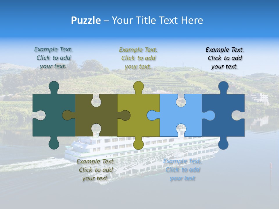 Travel Outdoor Boat PowerPoint Template