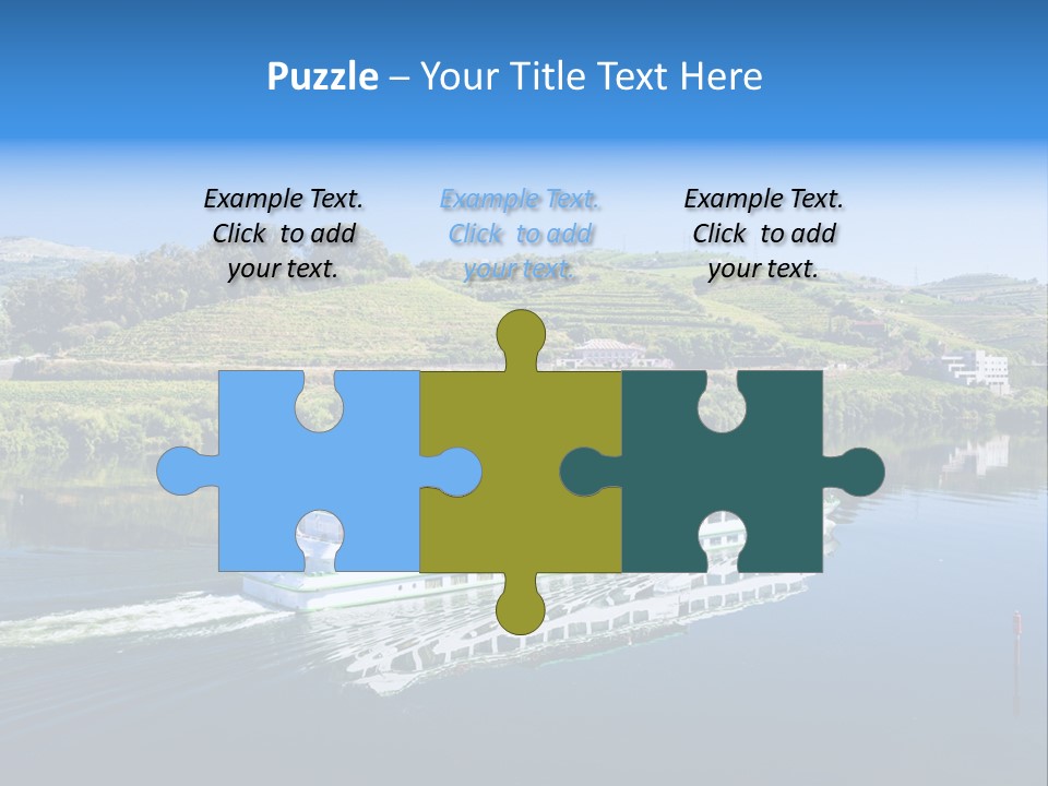 Travel Outdoor Boat PowerPoint Template