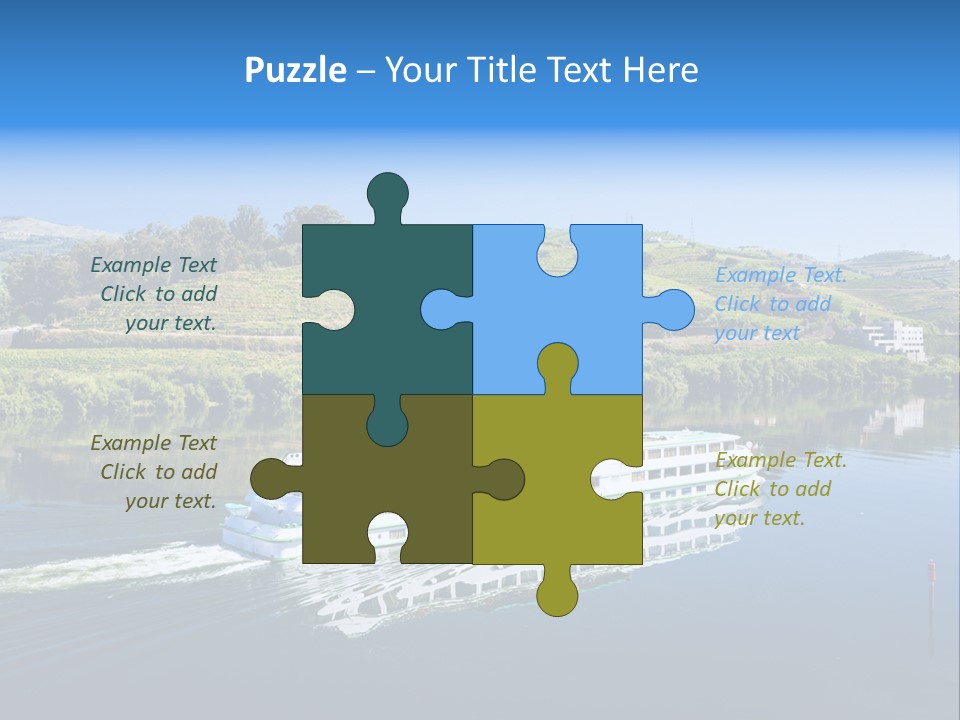 Travel Outdoor Boat PowerPoint Template