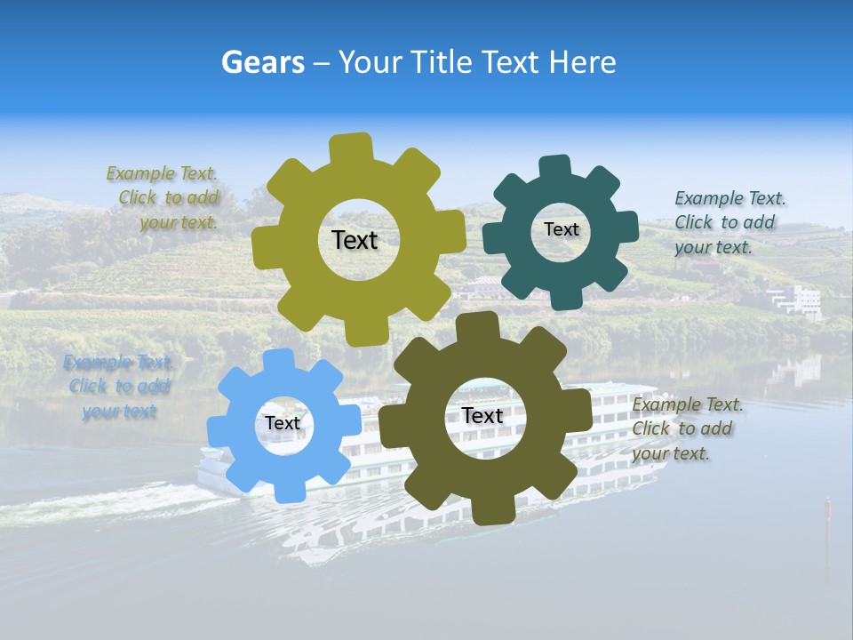 Travel Outdoor Boat PowerPoint Template