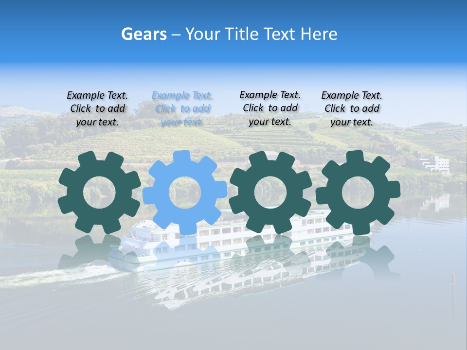 Travel Outdoor Boat PowerPoint Template