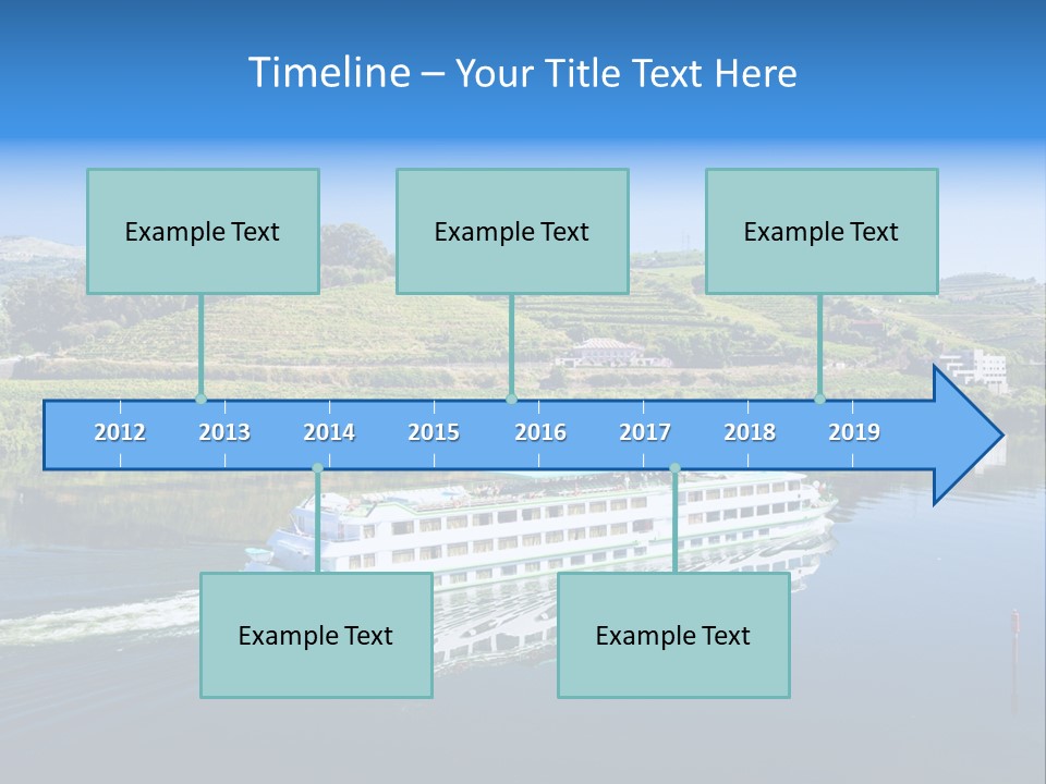 Travel Outdoor Boat PowerPoint Template