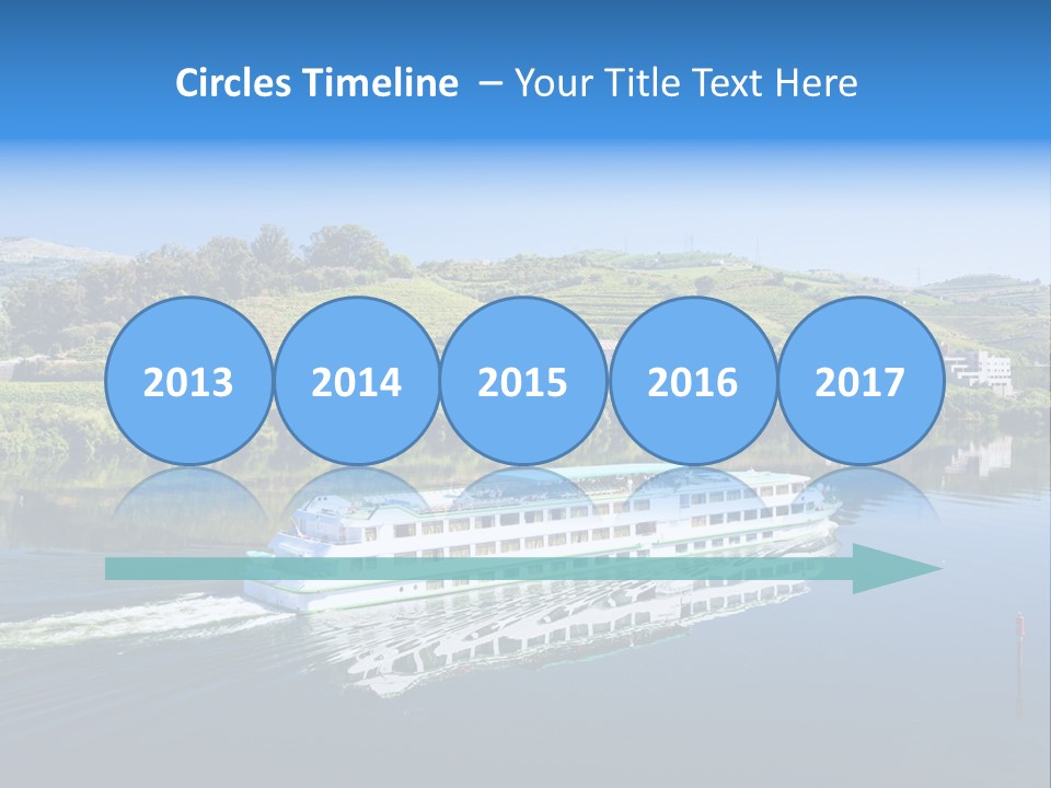 Travel Outdoor Boat PowerPoint Template