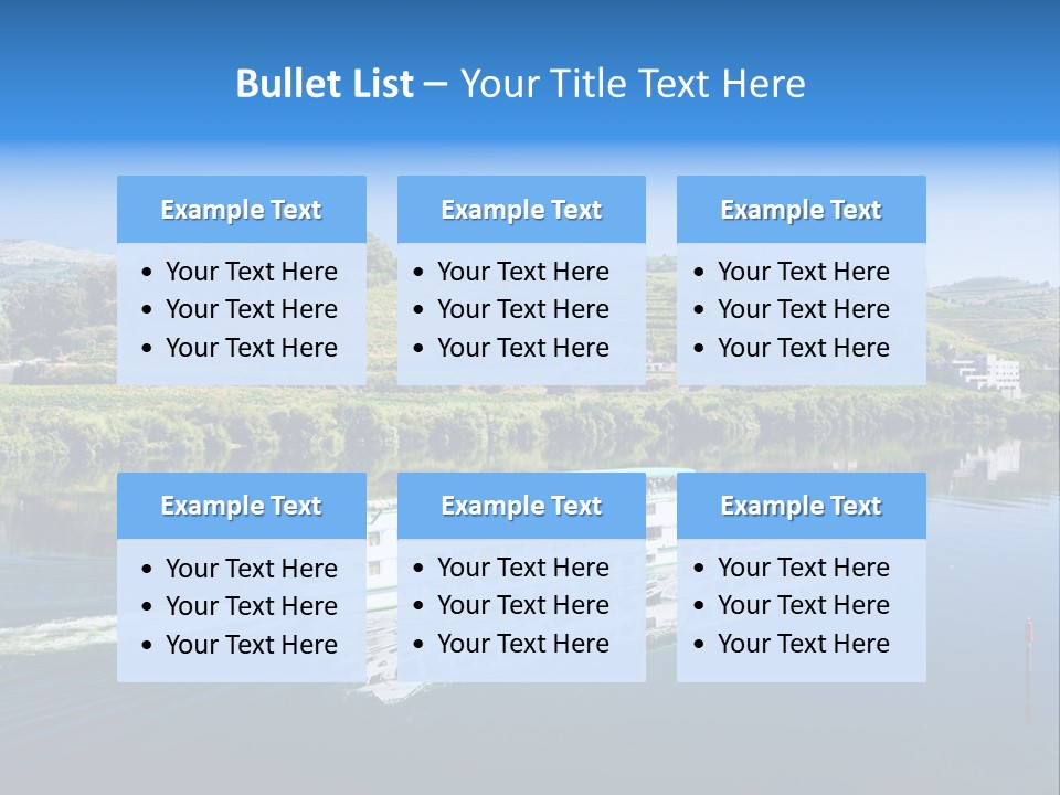 Travel Outdoor Boat PowerPoint Template