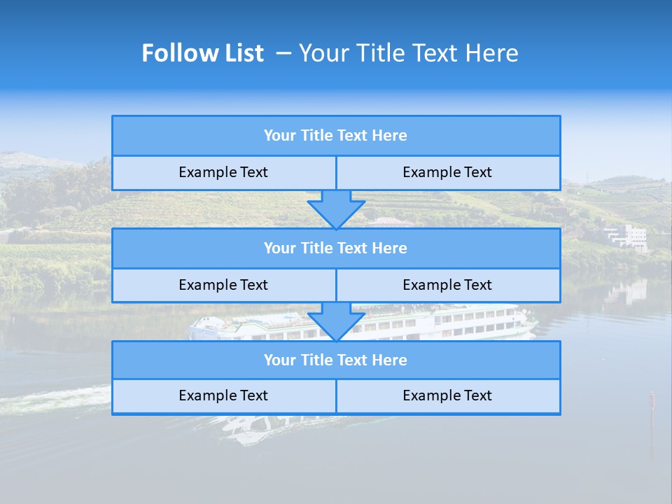 Travel Outdoor Boat PowerPoint Template