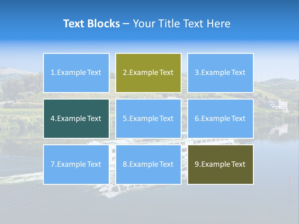 Travel Outdoor Boat PowerPoint Template