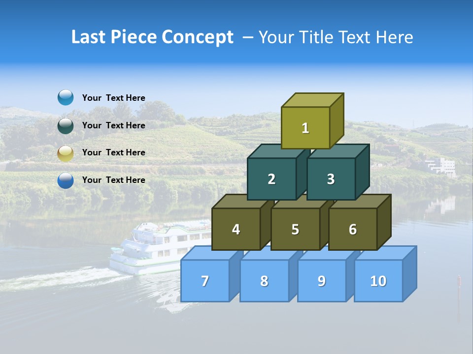 Travel Outdoor Boat PowerPoint Template