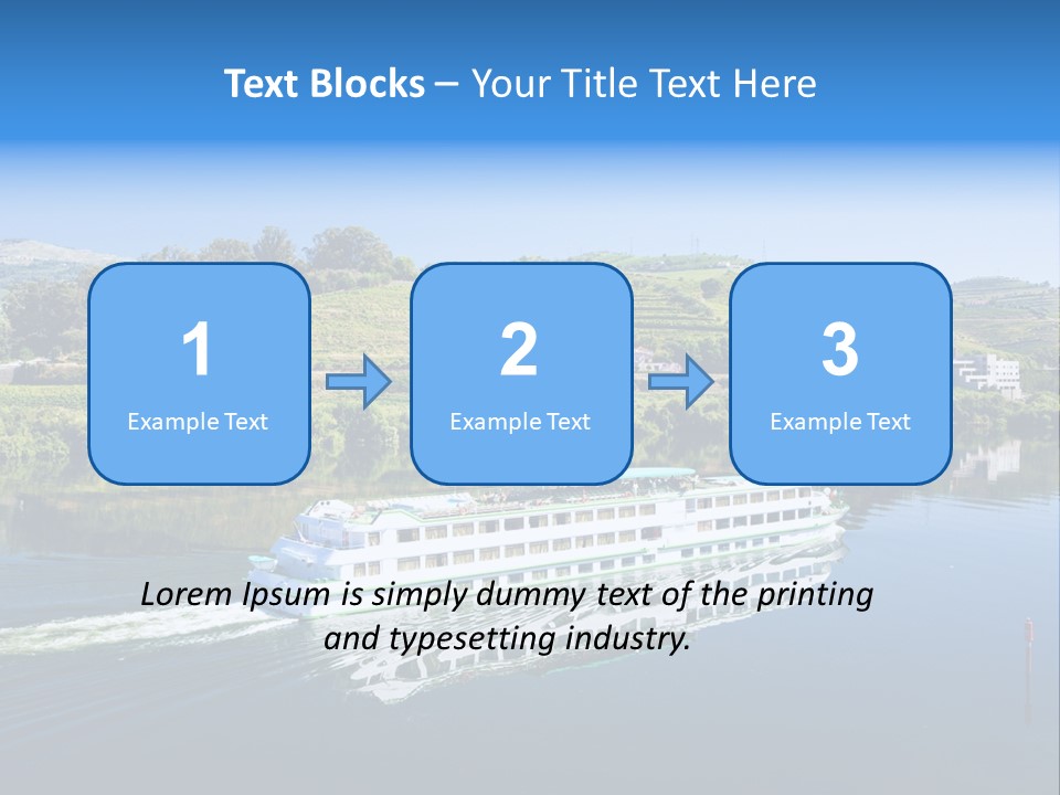 Travel Outdoor Boat PowerPoint Template