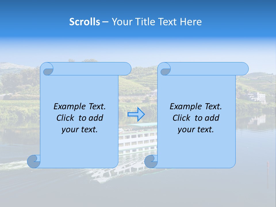 Travel Outdoor Boat PowerPoint Template
