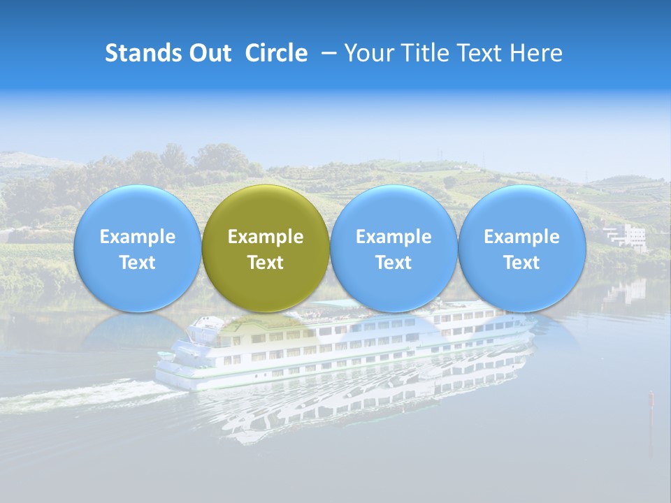 Travel Outdoor Boat PowerPoint Template