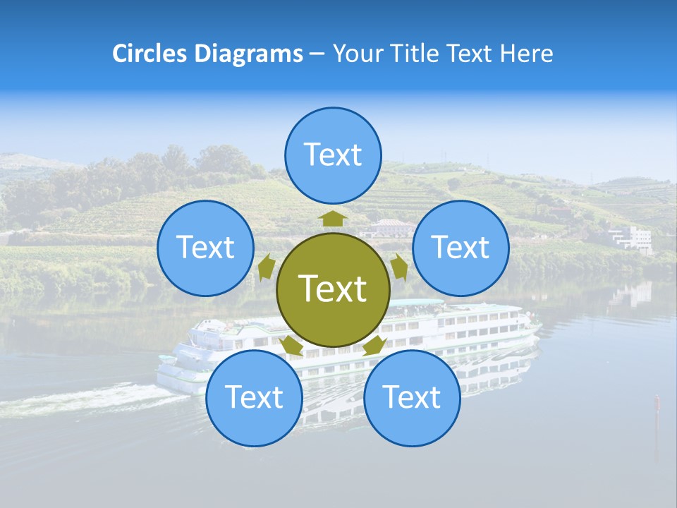 Travel Outdoor Boat PowerPoint Template