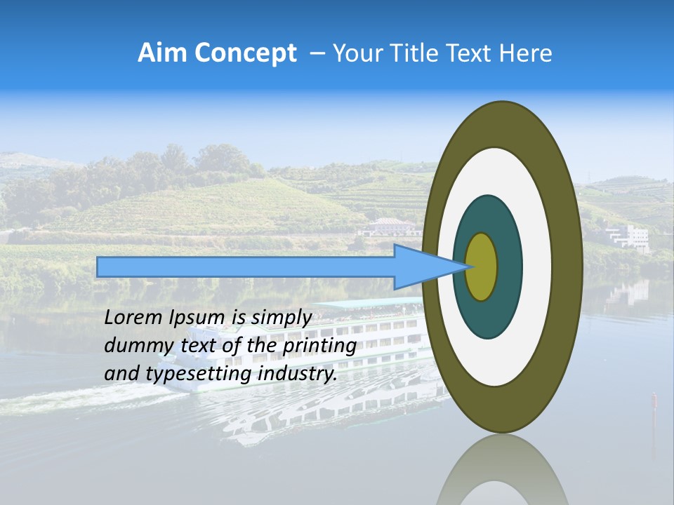 Travel Outdoor Boat PowerPoint Template