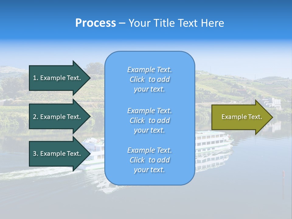 Travel Outdoor Boat PowerPoint Template