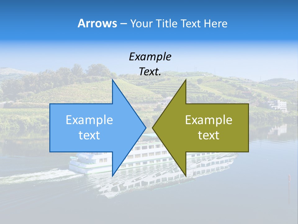 Travel Outdoor Boat PowerPoint Template