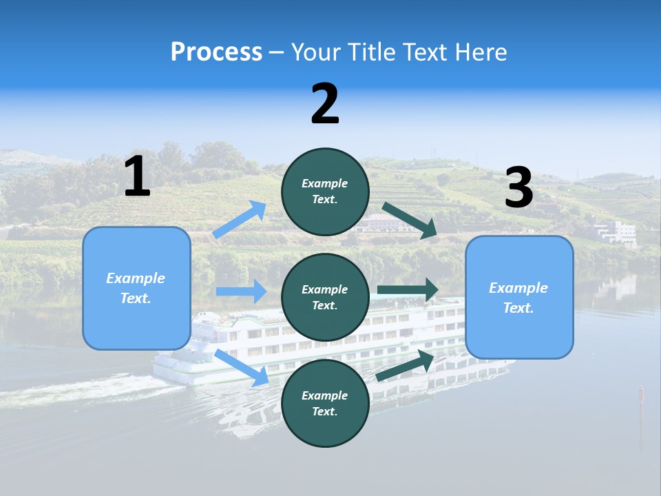 Travel Outdoor Boat PowerPoint Template