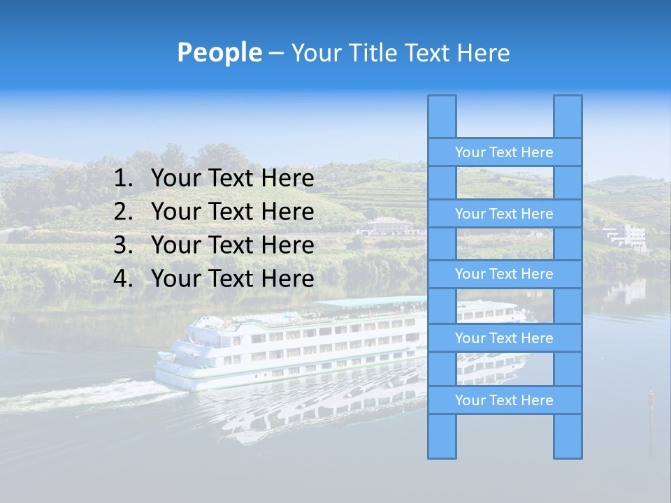 Travel Outdoor Boat PowerPoint Template