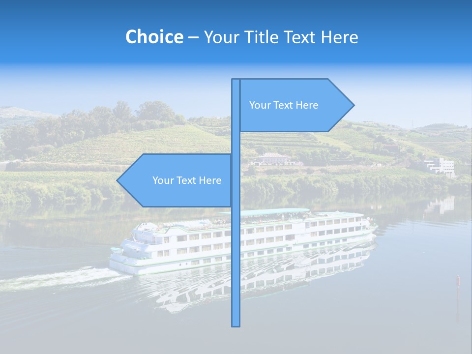 Travel Outdoor Boat PowerPoint Template