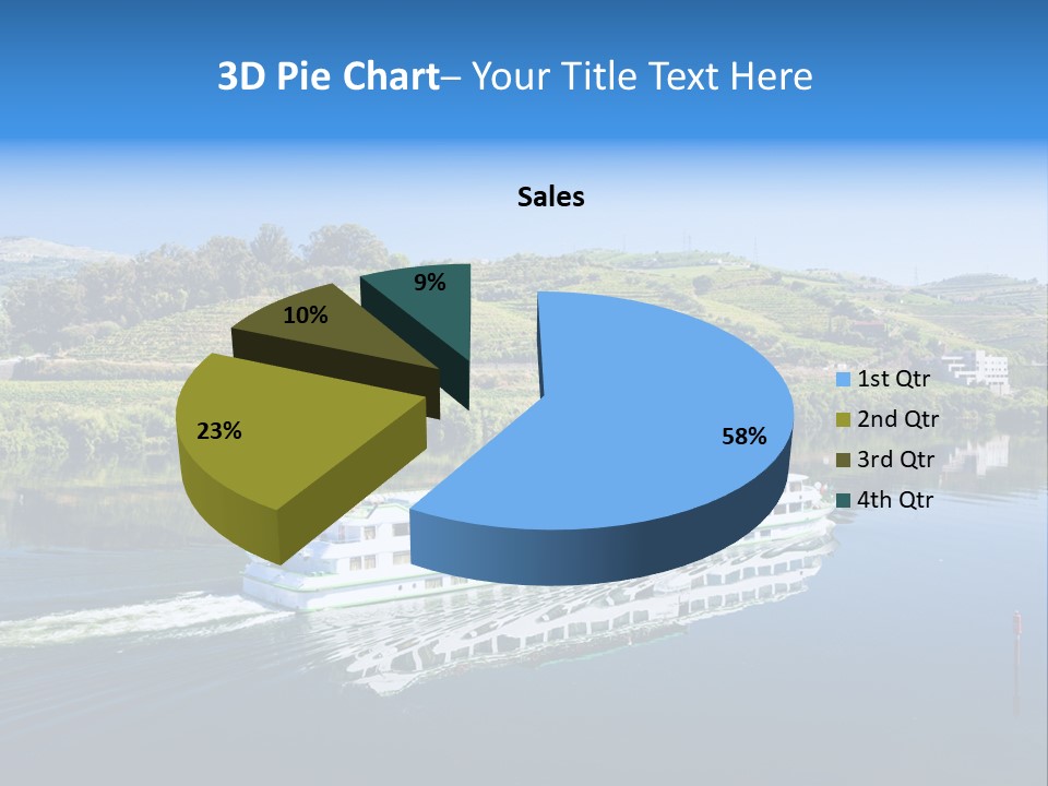 Travel Outdoor Boat PowerPoint Template