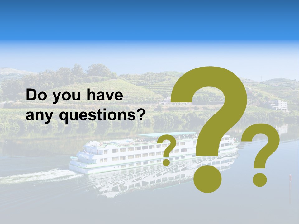 Travel Outdoor Boat PowerPoint Template