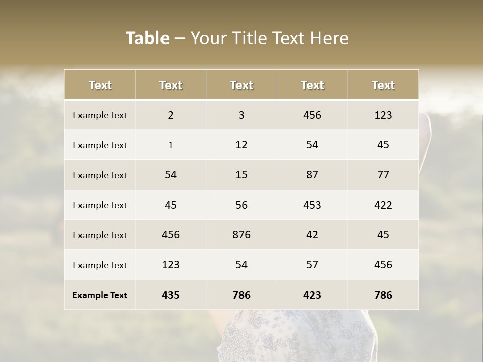 Free Field Breathe PowerPoint Template
