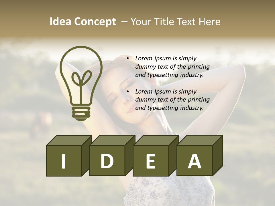 Free Field Breathe PowerPoint Template