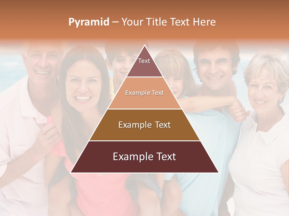 Mum Shoreline Caucasian PowerPoint Template