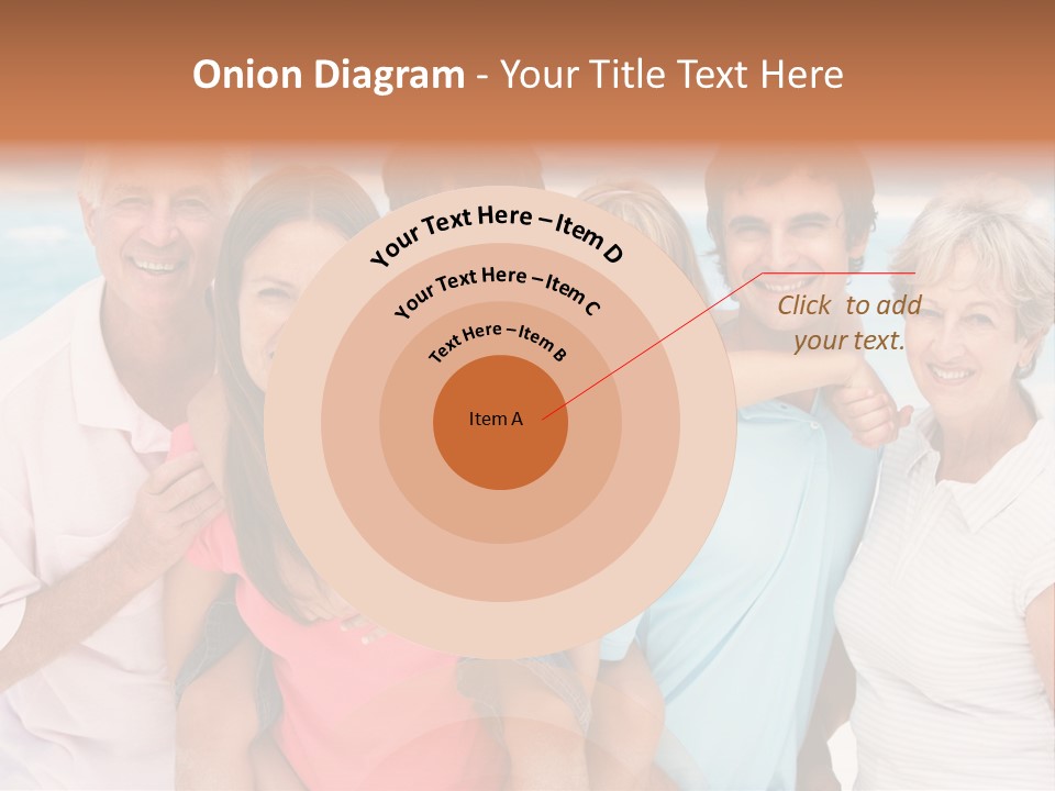 Mum Shoreline Caucasian PowerPoint Template