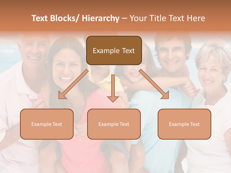 Mum Shoreline Caucasian PowerPoint Template