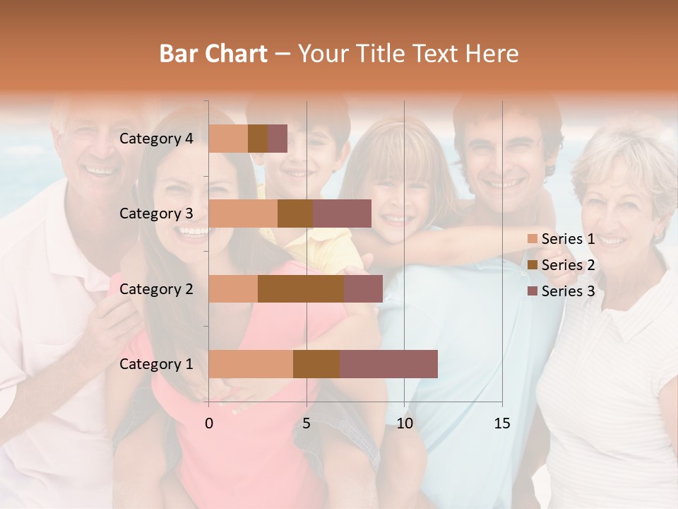 Mum Shoreline Caucasian PowerPoint Template