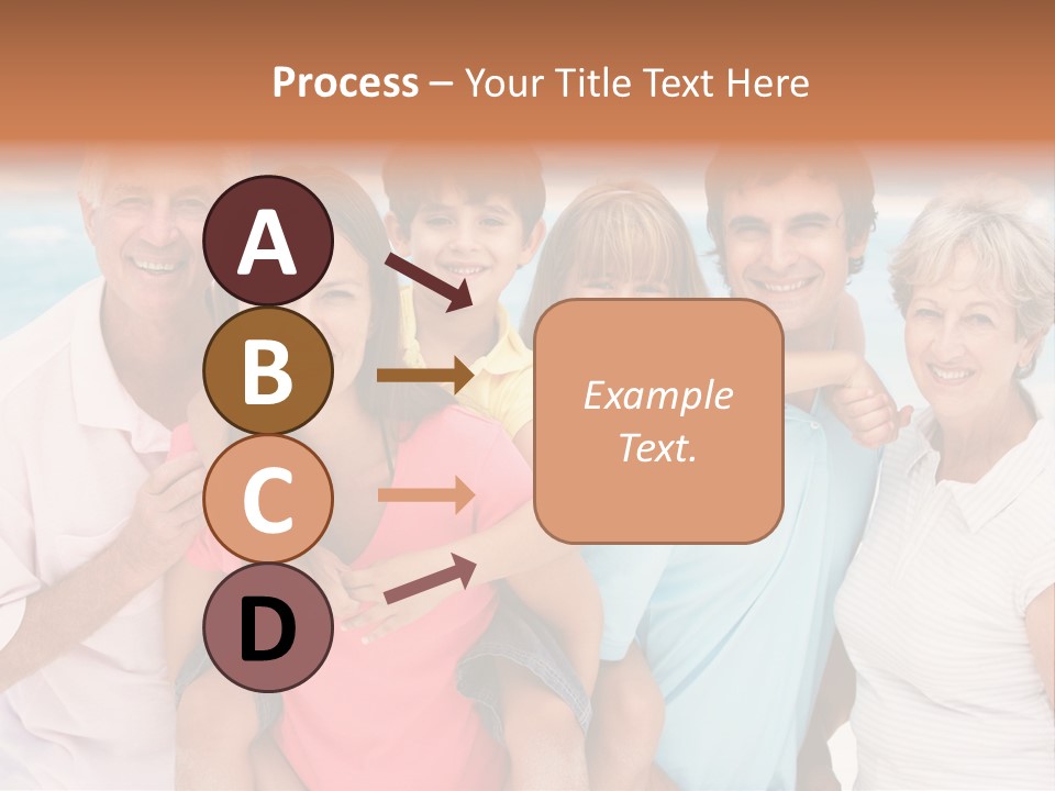 Mum Shoreline Caucasian PowerPoint Template