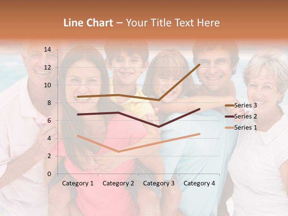 Mum Shoreline Caucasian PowerPoint Template