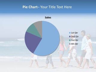 Seaside Casual Clothing Sea PowerPoint Template