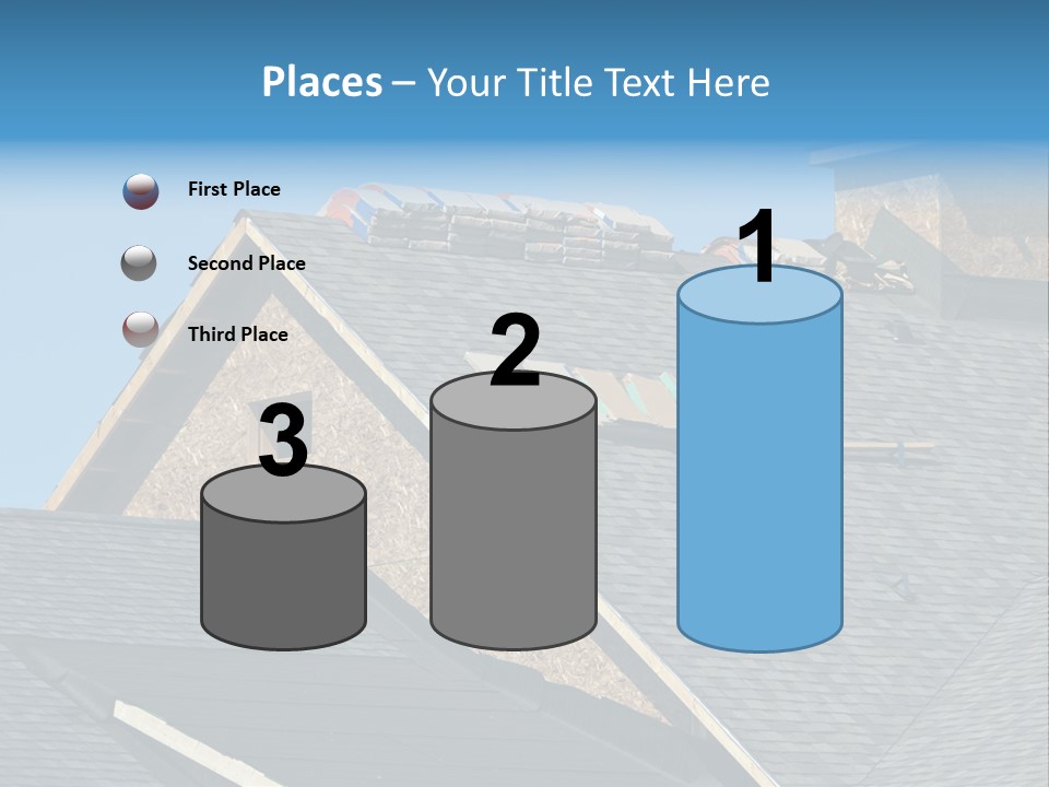 Building Shingles Exterior PowerPoint Template