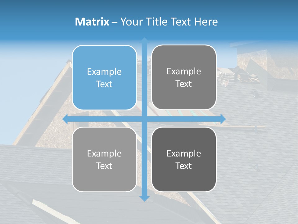 Building Shingles Exterior PowerPoint Template