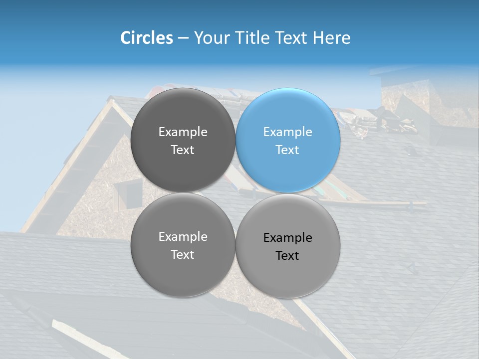 Building Shingles Exterior PowerPoint Template