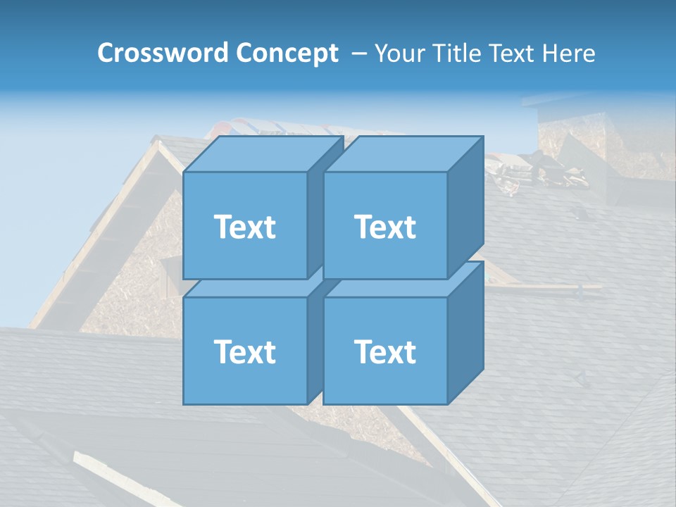 Building Shingles Exterior PowerPoint Template