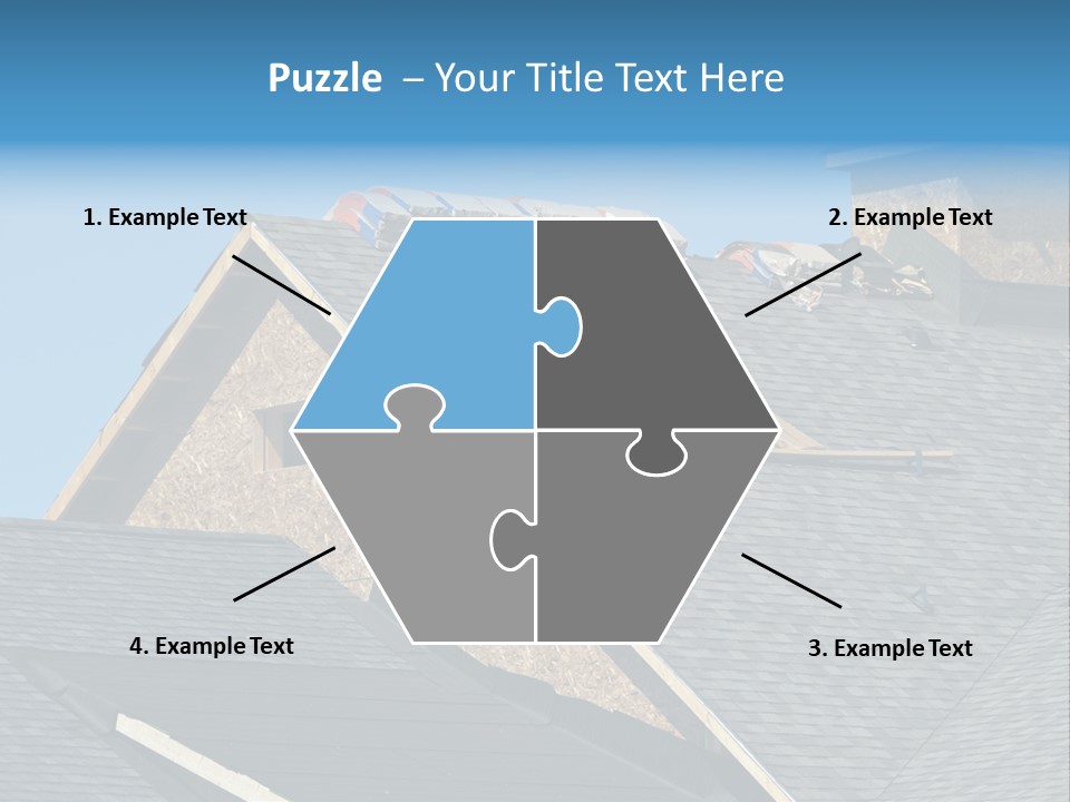 Building Shingles Exterior PowerPoint Template