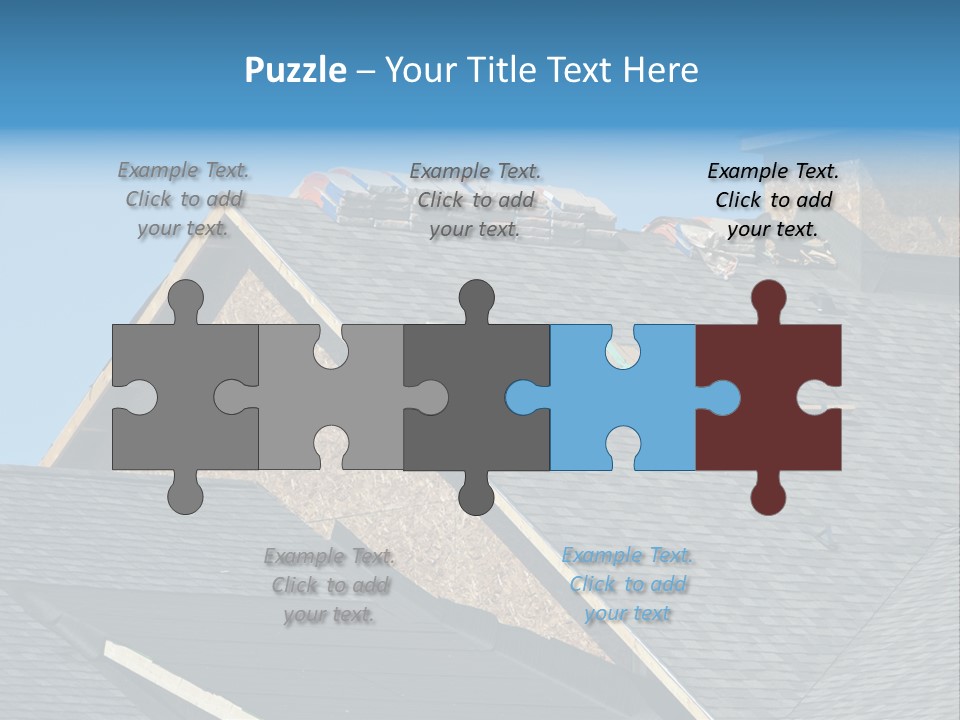 Building Shingles Exterior PowerPoint Template