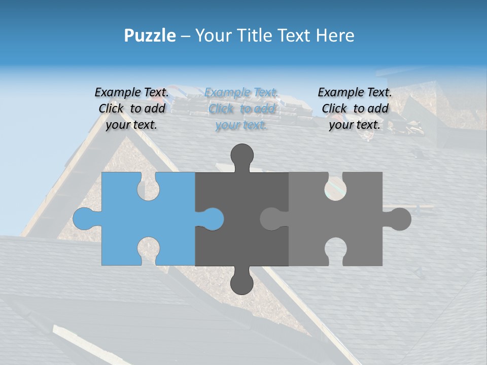 Building Shingles Exterior PowerPoint Template