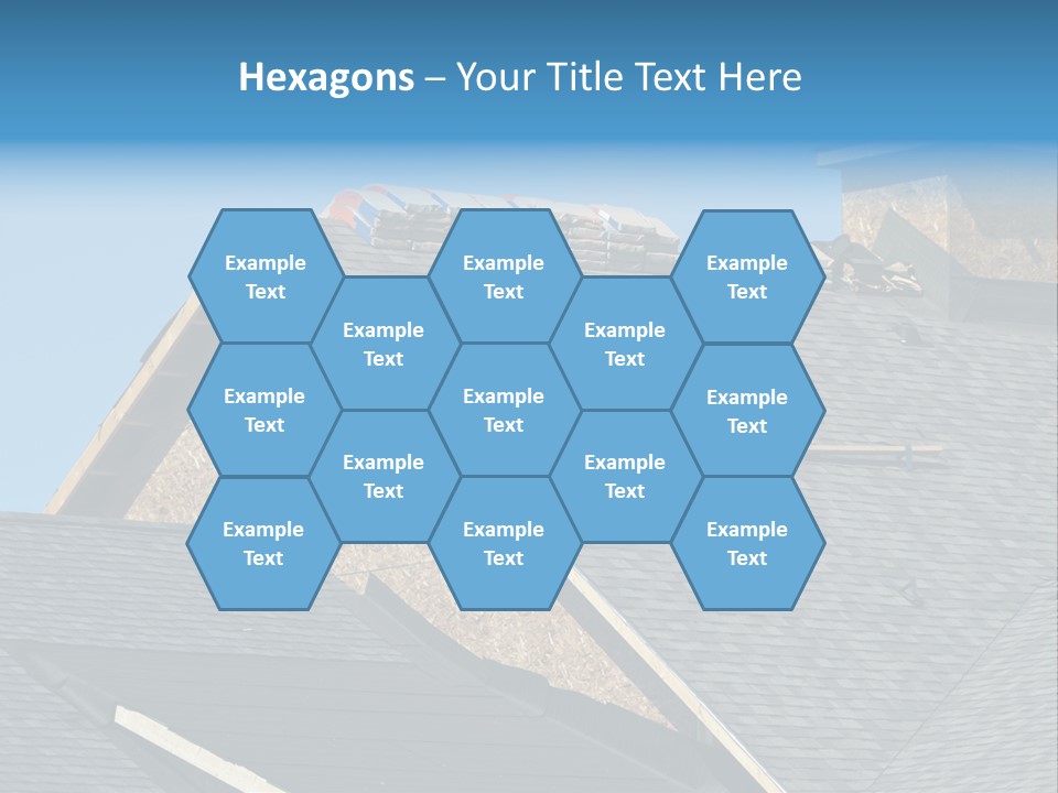 Building Shingles Exterior PowerPoint Template